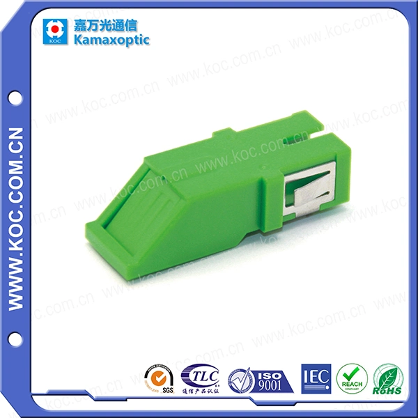 Sc Singlemode Simplex Fiber Optic Adapter with Shutter