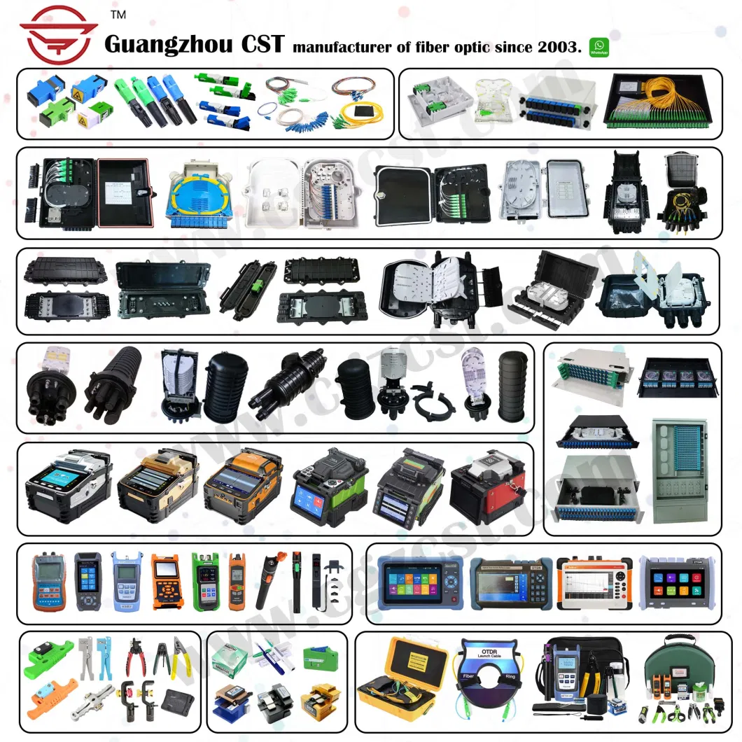 Fiber Optical Fusion Splice Machine 8s Splicing and 20s Heating Active Clad Alignment