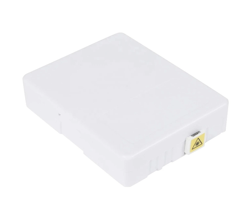 Wall Mounted Indoor 1port FTTH Terminal Box with G652D Fiber and Connector Faceplate Rosette Box Fibre Optic Mini Box