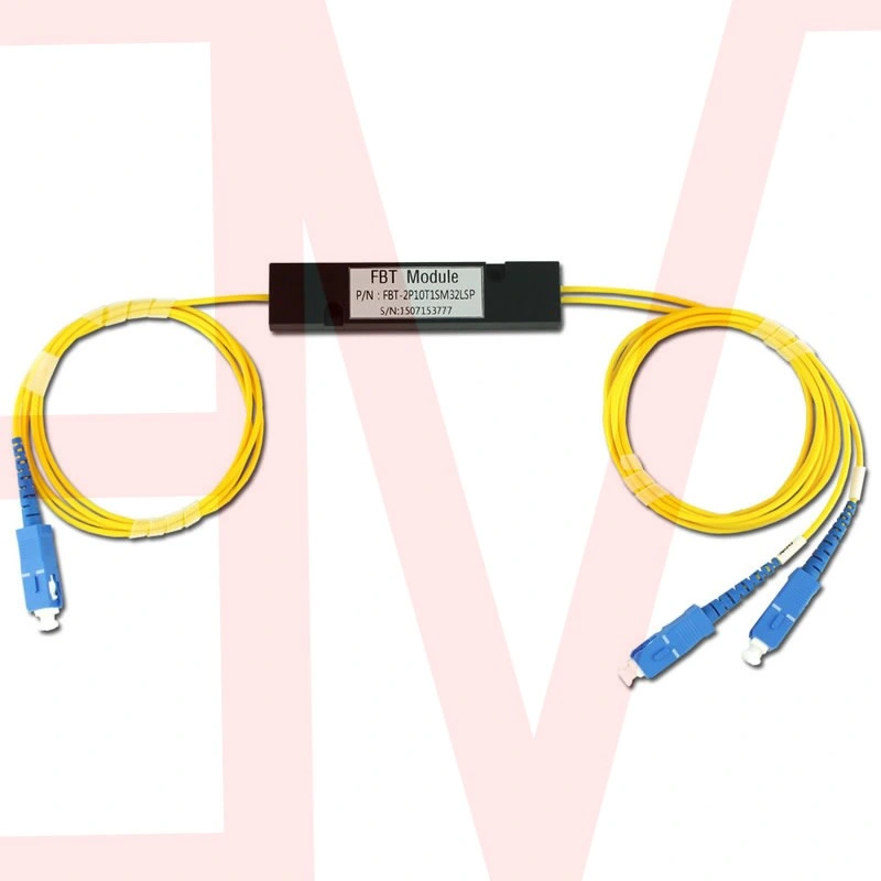 2X2 Block Type 900um Loose Tube Jacket FC/Upc Fbt Optic Fiber Dual Window Mini Coupler Splitter