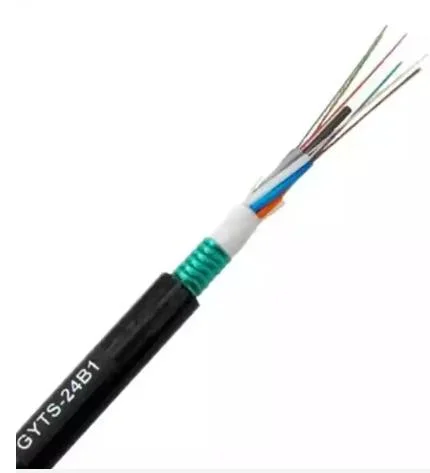 FTTH GYTS Outdoor 12 24 48 144 Cores Singlemode Underground Optic Optical Fiber Cable