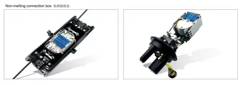 Melting-Resistant Fiber Optic Adapter with Flange