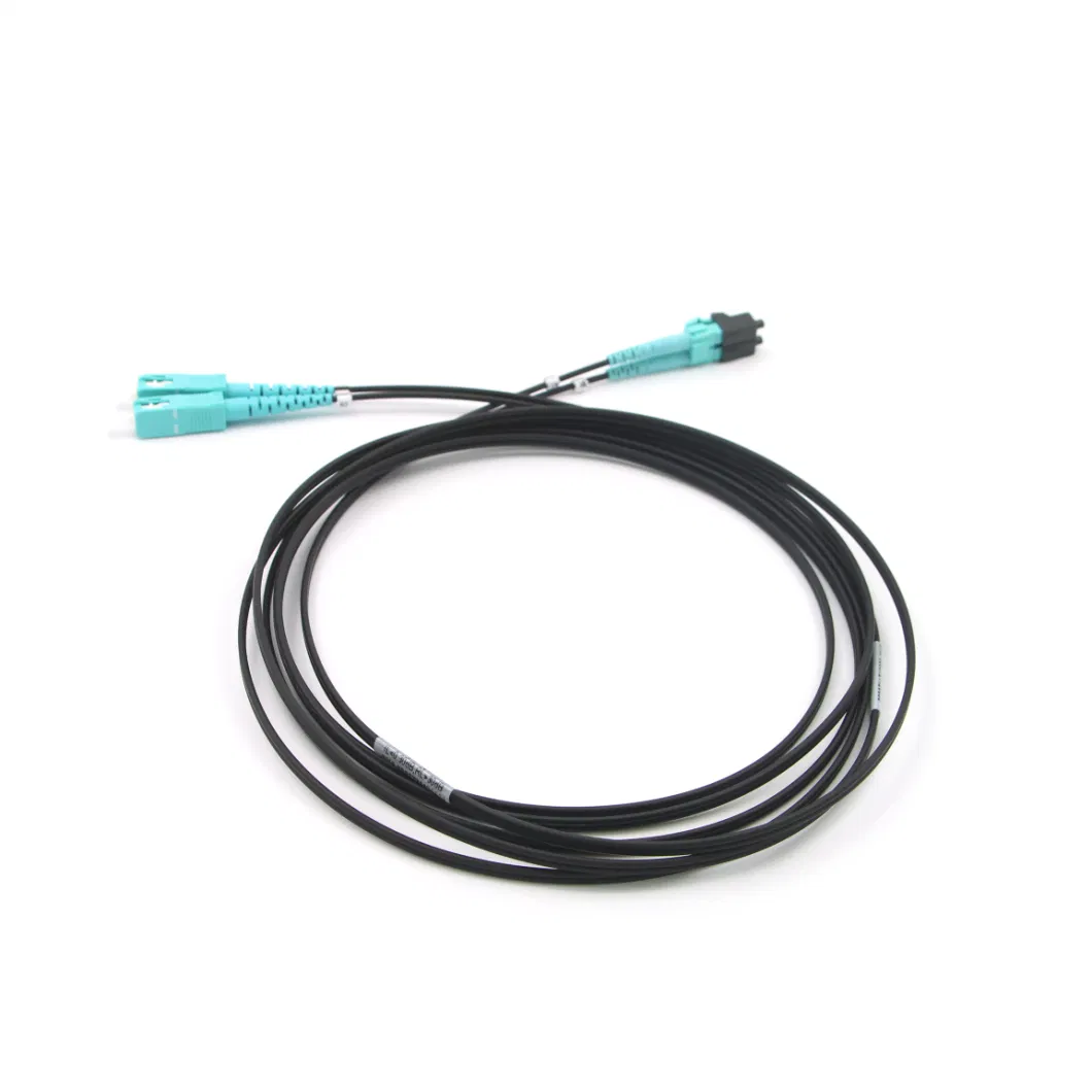 Sc-LC Om3-150 Duplex Fiber Optics Patch Lead with 6 Meters