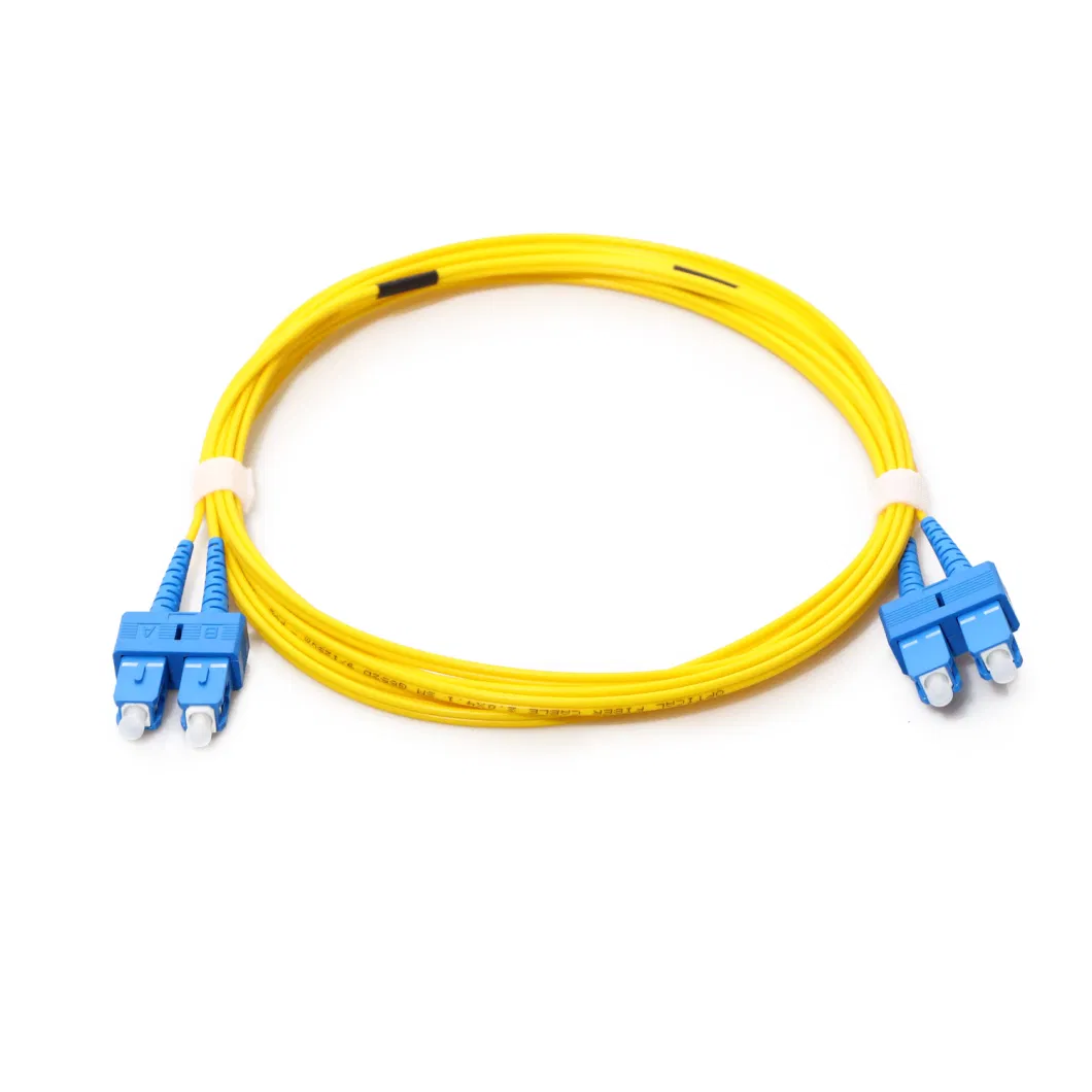 OEM 3m Sc/Upc- Sc/Upc Duplex Single Mode OS2 Indoor Fiber Optical Patch Cord Cable