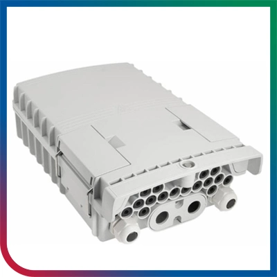 Outdoor Waterproof Wall Mount ABS/PC Material 16core 24core Termination Box with PLC Splitter Fibre Optic Terminal Box