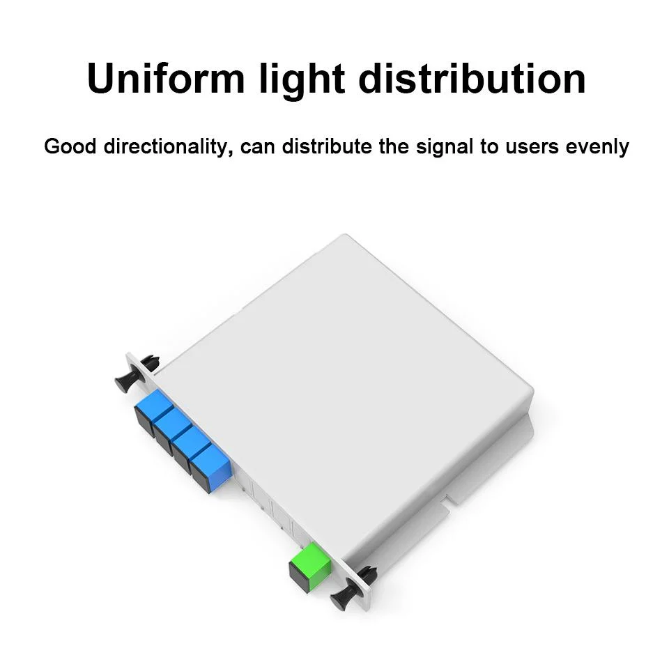 Lgx Cassette Type Fiber Optical Splitter 1*4 1*8 1* 16 1*32 Sc Upc APC Fibre PLC Splitter