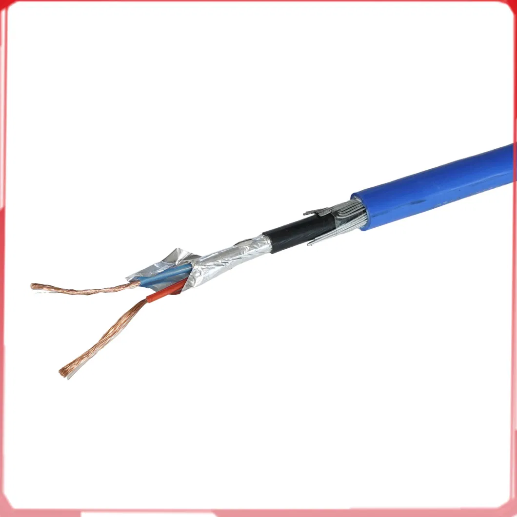 Copper Core PVC Sheathed Shield Steel Tape Armouring Computer Communication Network Optical Fiber Signal Transmission Cable