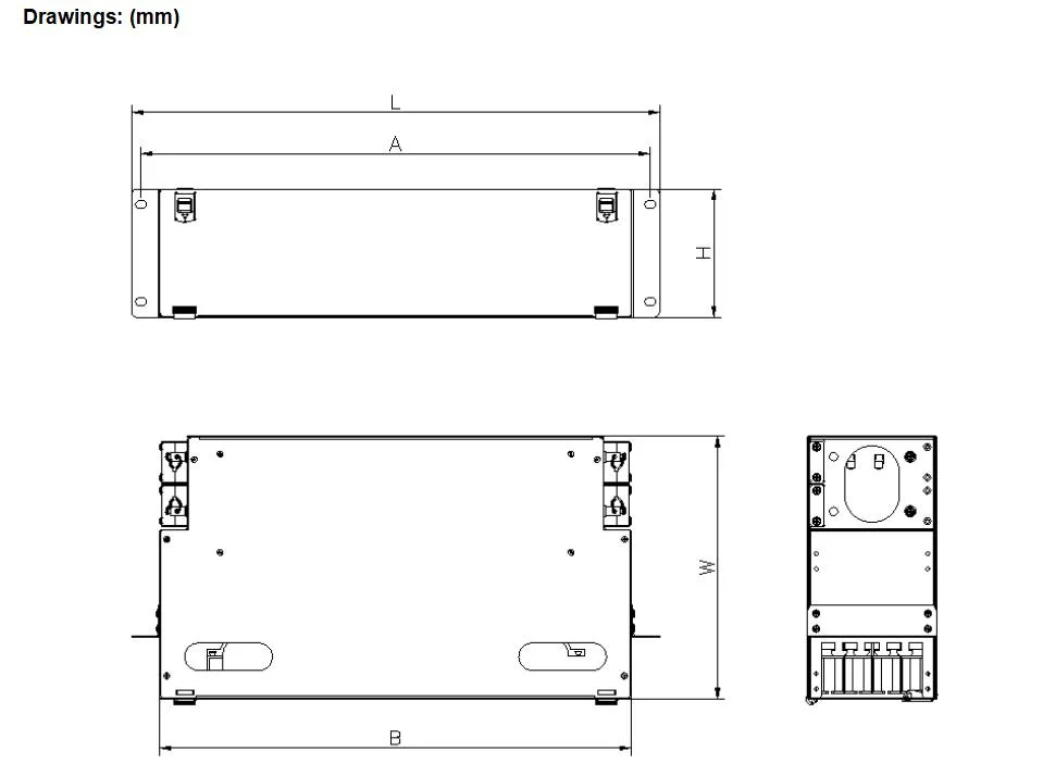 Rack Mount 48 Port Sc Upc/APC Outdoor Sliding Fiber Optic Patch Panel ODF Distribution Frame Price for Communication