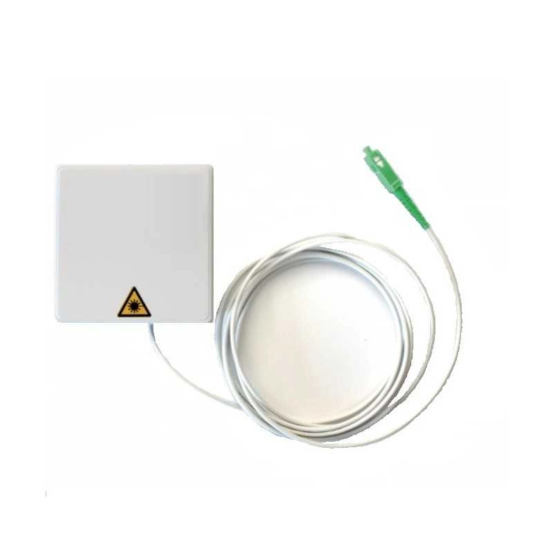 FTTH 4fo Kit Dtio/Pto Box Fiber Optic Wall-Mounted with Sc/APC Adapter and 4.0mm Pigtail