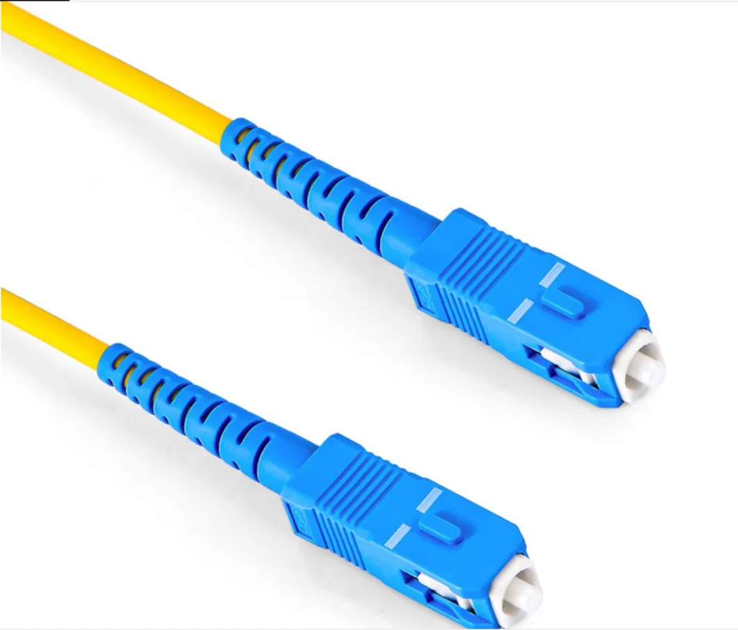 FTTH Fiber Optic Sm Om3 Om4 Simplex Patch Leads with Sc APC Upc Connector