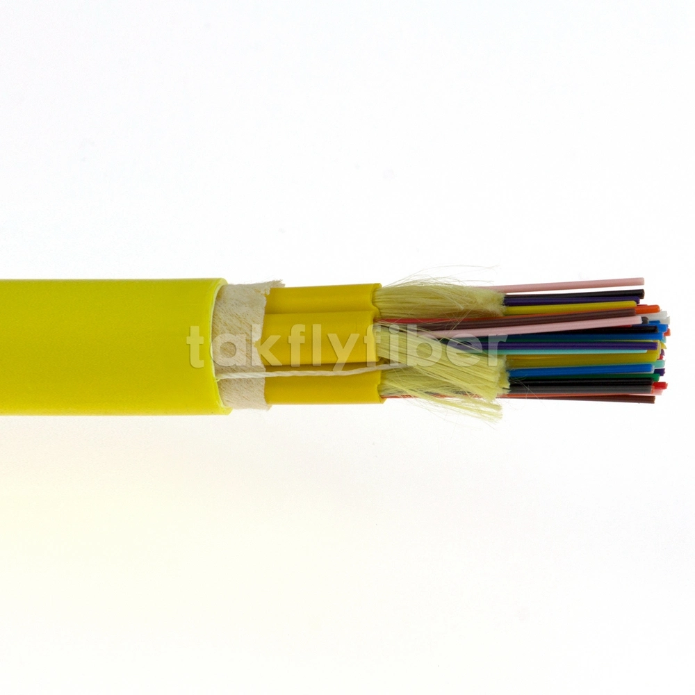 Internet Multi-Core Single-Mode Tensile Strength Fire-Resistant Fibre Optic Cable