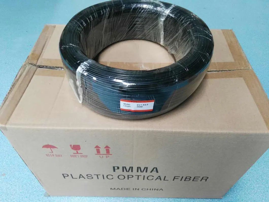 Starry Sky Effect PMMA Side Light Transparent Plastic Optical Fiber POF Cable