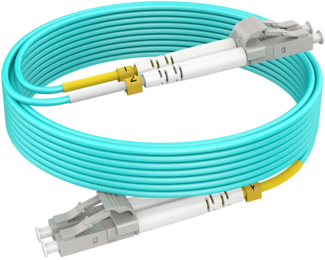 LC to LC Fiber Patch Cable Multimode Duplex - 1m (3FT) - 50125um Om3 10g LSZH - Beyondtech Pure Optics Cable Series