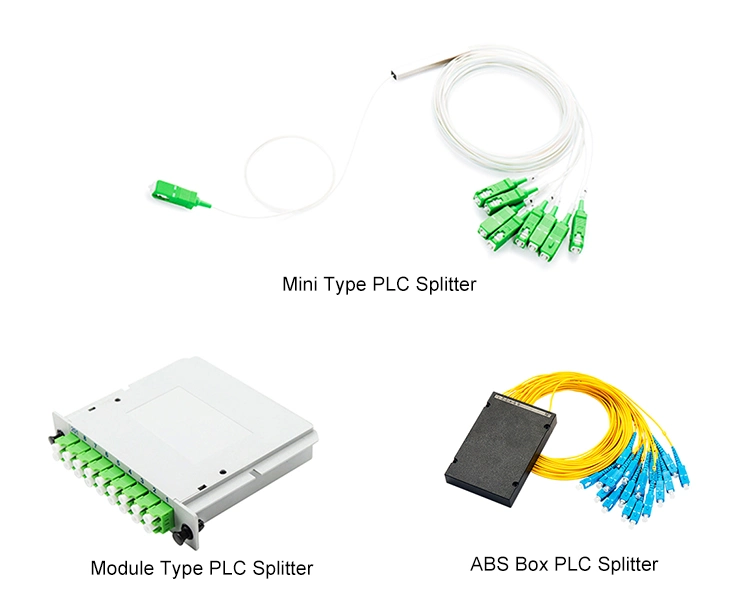Supply 1*8 ABS Box Type PLC Fibre Optic Splitter / Fiber Optical Splitter