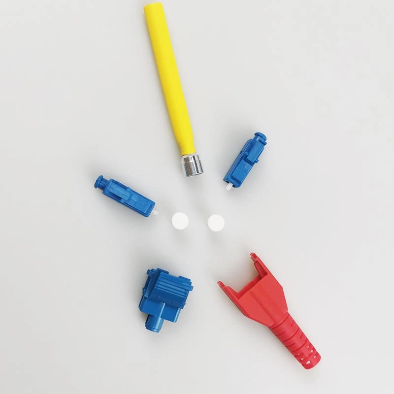 Factory Price Fiber Optic Connector Components LC Upc Sm Dx Connector Parts Fiber Optic Connector