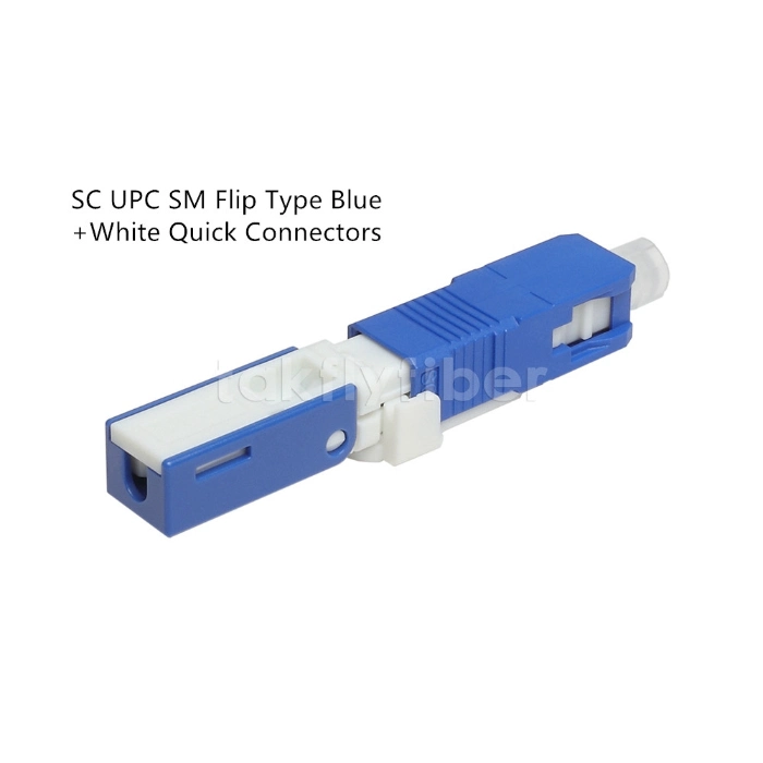 FTTH Sc APC Upc Fiber Optic Mechanical Connector Sm Single Mode Sc Fast Connector