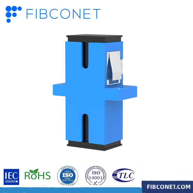 FTTH FTTX Simplex / Duplex Sc Upc with Flange Fiber Optical Adapter