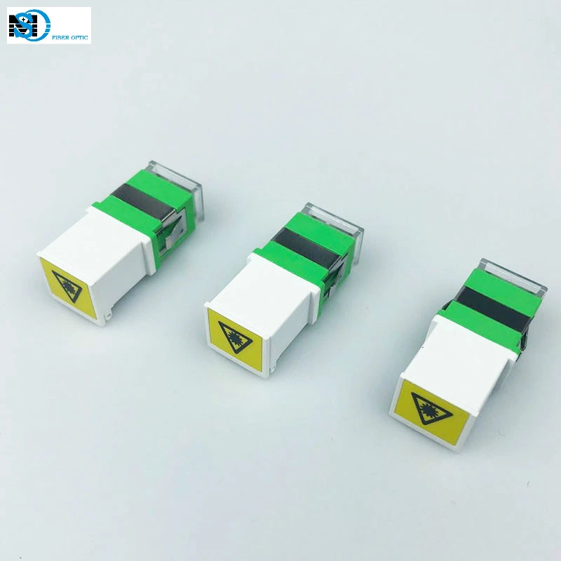 Sc/APC Fiber Optic Adaptor No Flange with Shutters