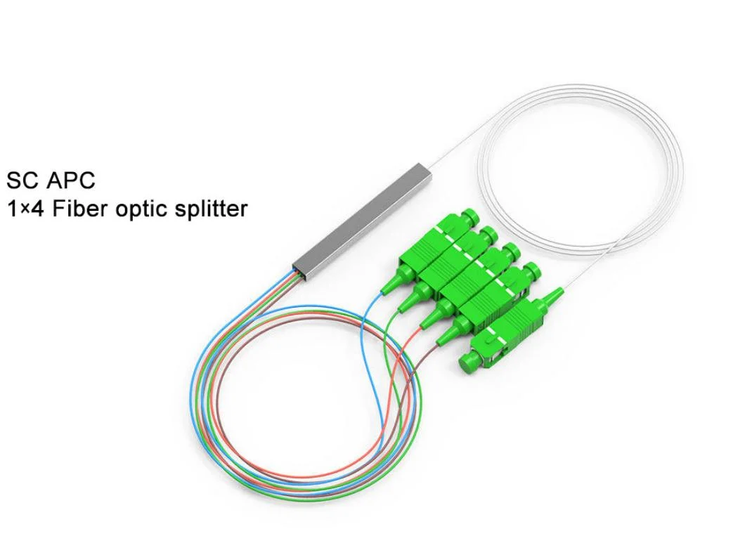 Optic Fiber Steel Tube 1*N 2*N N 2 4 6 8 12 16 32 64 Micro Type PLC Splitter Sc APC / Upc FTTH Fiber Splitter