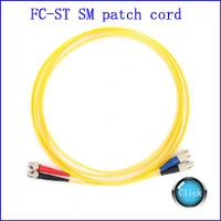 Kolorapus Fiber Optic Patch Cord Sc-St Connector Single Mode Duplex Fiber 3.0 LSZH