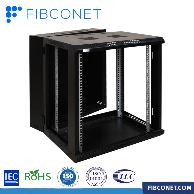 FTTH 12u 19inch Outdoor Optical Fiber Optic Network Cabinet with SPCC Material