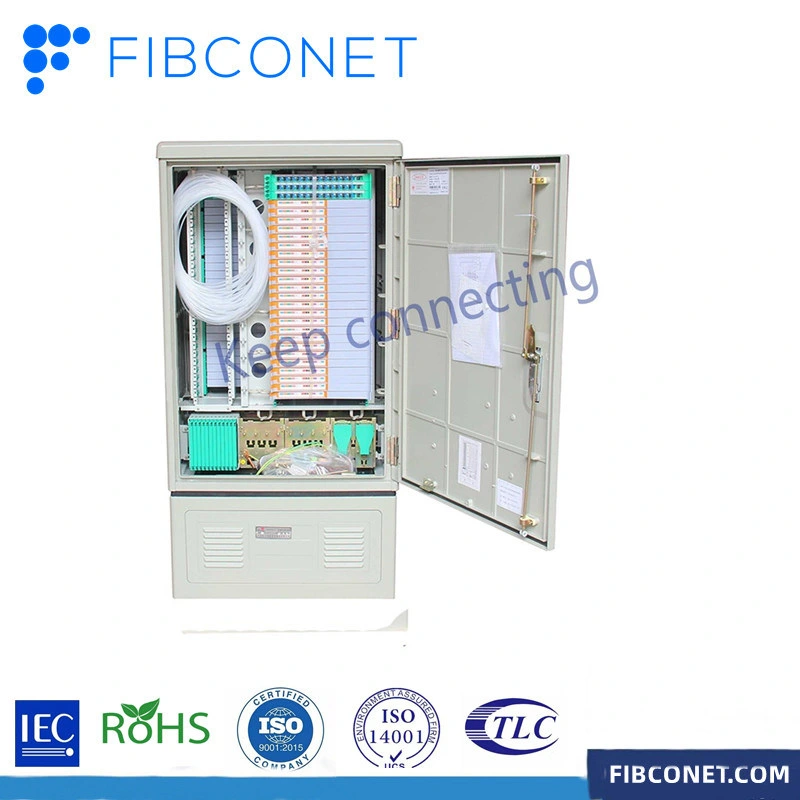 FTTX Splice Optical Distribution IP65 Frame SMC Outdoor ODF Fiber Optic Cross Connect Cabinet