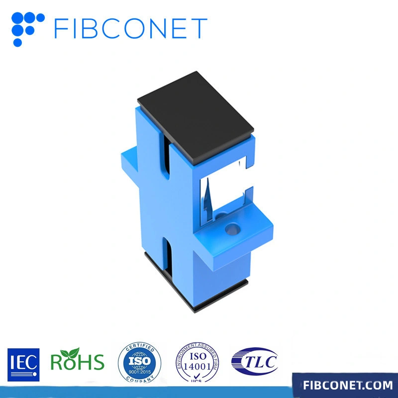 FTTH FTTX Simplex / Duplex Sc Upc with Flange Fiber Optical Adapter