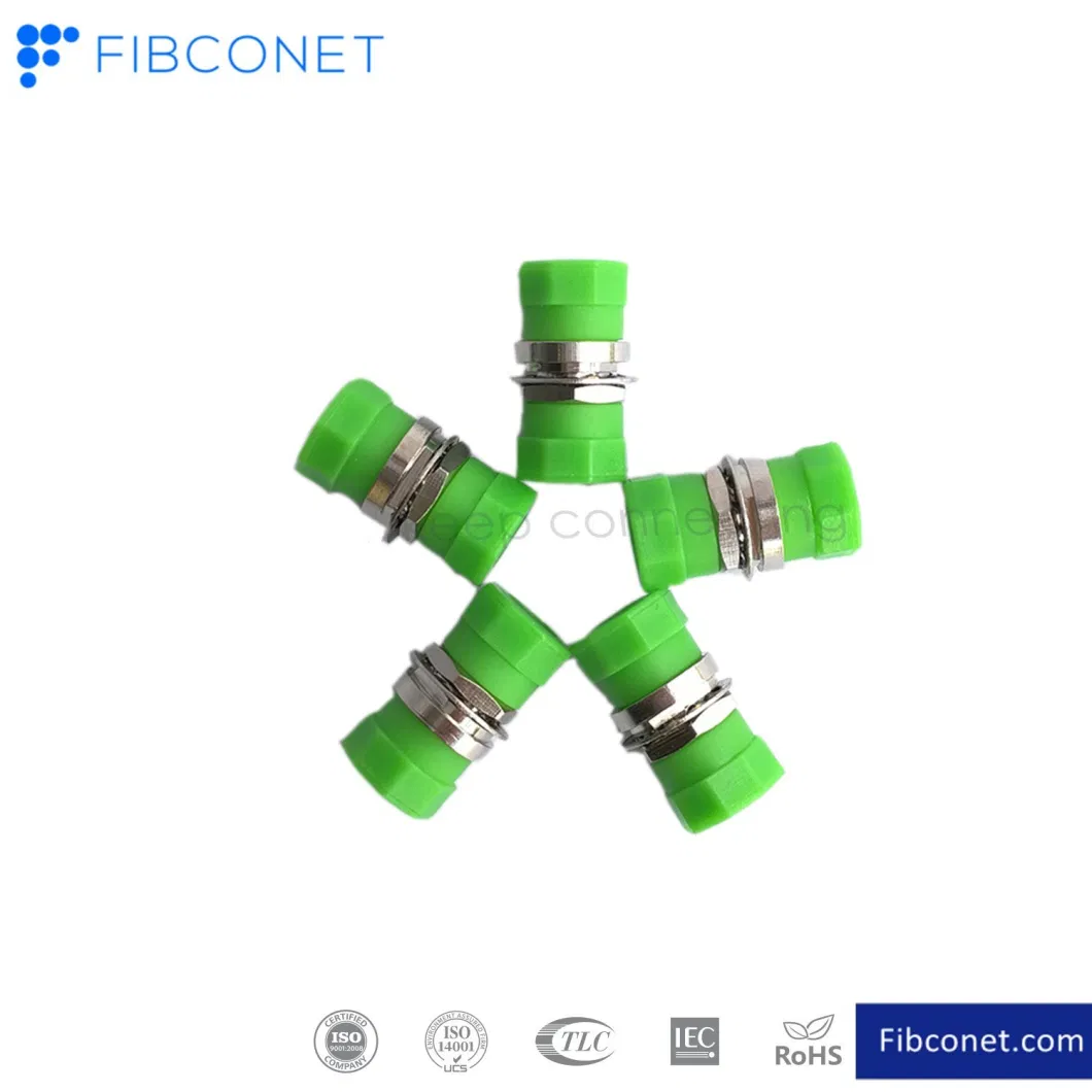 FTTH Fiber Coupler Adaptor FC to FC APC Sm Sx Fiber Optic Adapter Without Flange