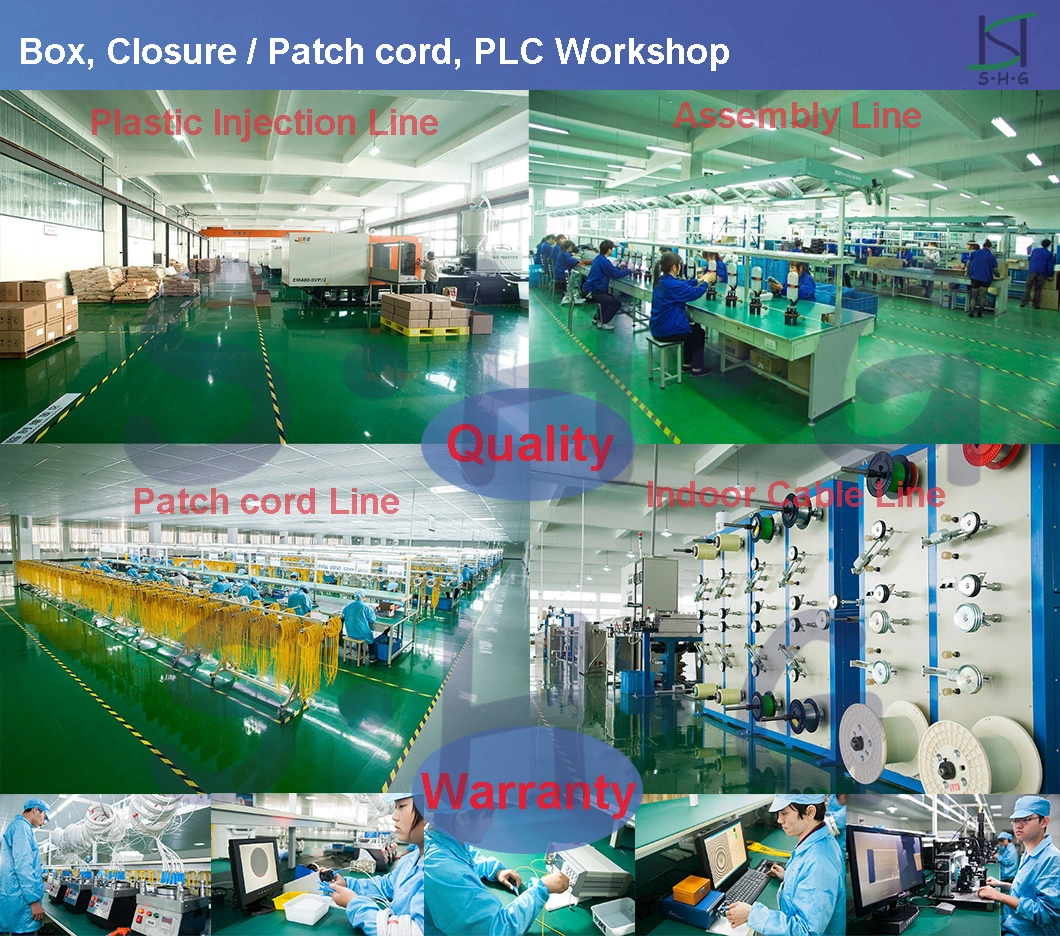 Factory Price 24/36/48/72 Sc/FC/St/LC Splice/Port Metal Optical Fiber Terminal Box