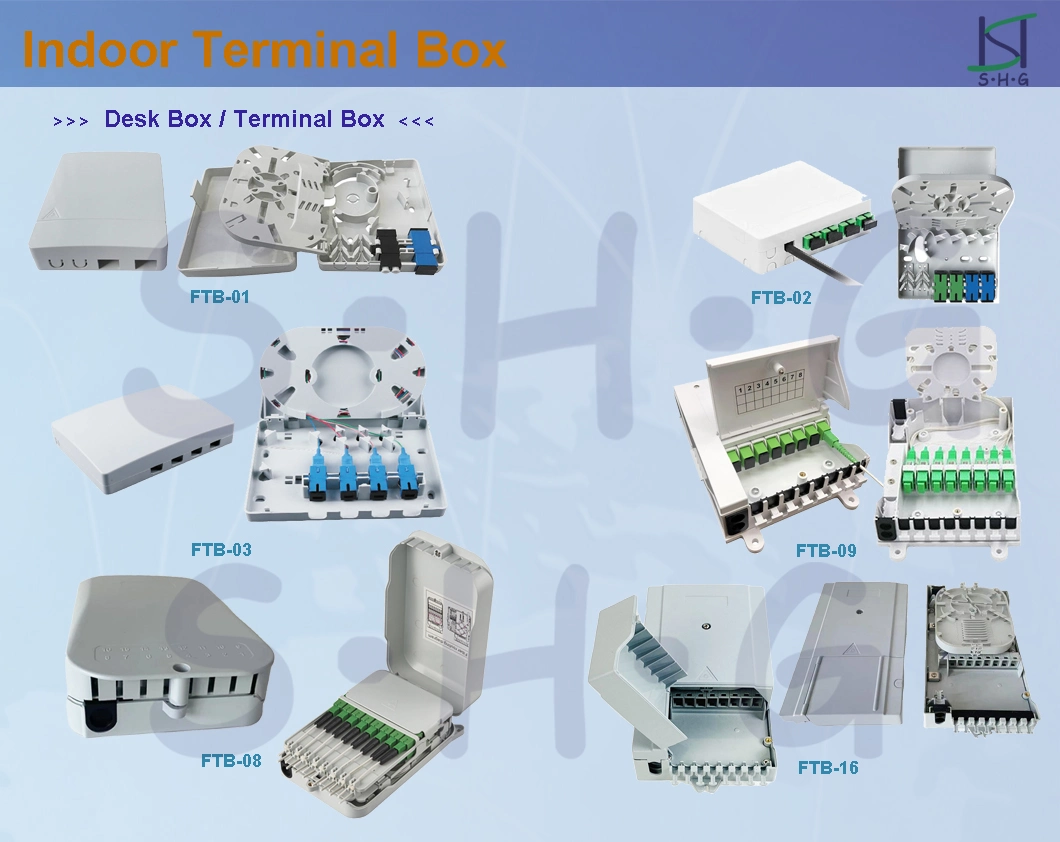 12 Splices FTTX FTTH FTTB Fiber Optical Terminal Box (FTB-05)