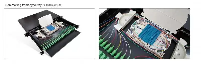 Melting-Resistant Fiber Optic Adapter with Flange