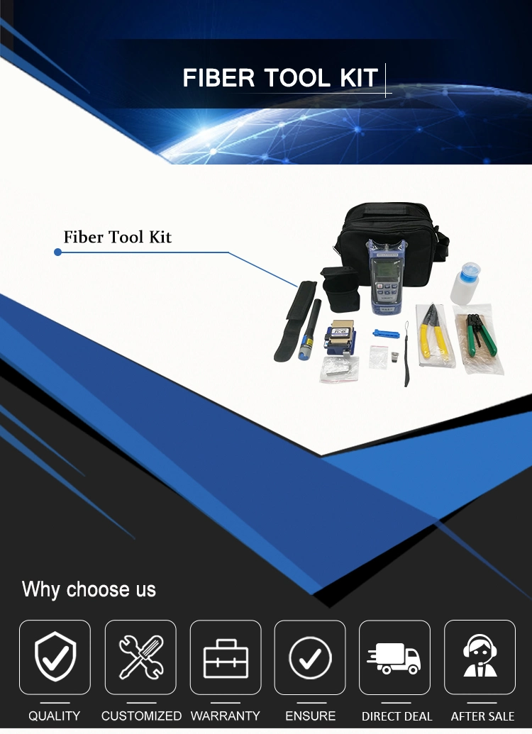 High Quality Fiber Optic Equipment FTTH Tool Kits for FTTH FTTB FTTX Network