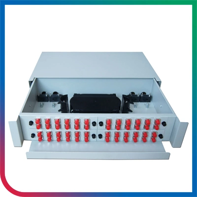 FTTH Outdoor ODF Equipment Rack Wall Mount ABS Plastic or Steel Fiber Optic Splice Tray Patch Panel 12port 24port 48port 96port