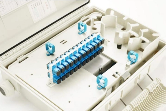 FTTX 24 Core ABS Material Stalling Fiber Optic Distribution Box