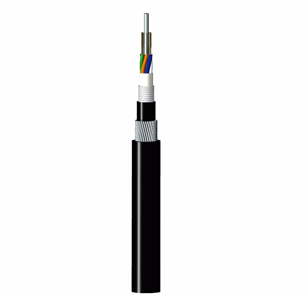 Outdoor Fibre Optical ADSS Opgw GYTA53 4 6 12 24 48 Core Communication Underground Single Mode Fiber Optic Cable Price