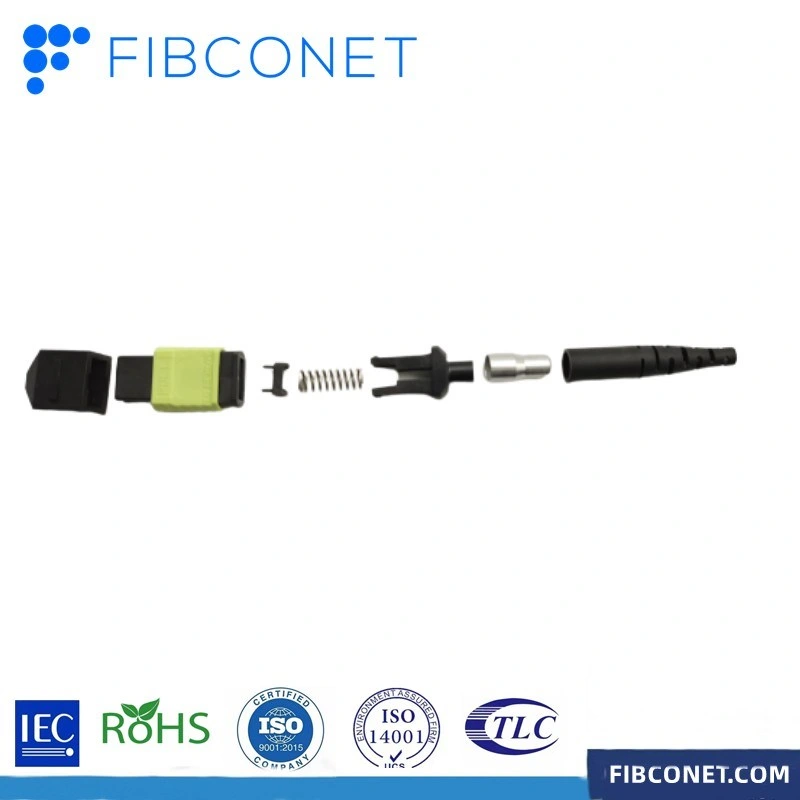 FTTH 12 Cores Assembly MPO-LC Duplex Optical Fiber Optic MPO Modular