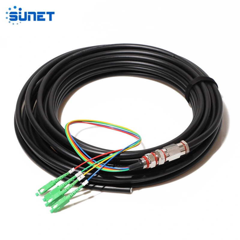 Sunet Outdoor Waterproof Fiber Optic Pigtails with FC/St/LC/Sc Connector