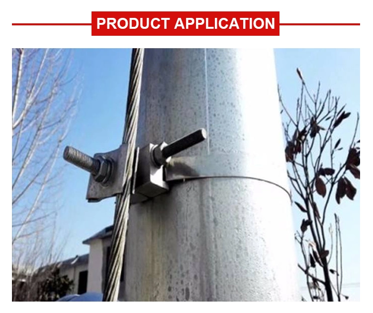 ADSS Cable Pole Install Down Lead Clamp