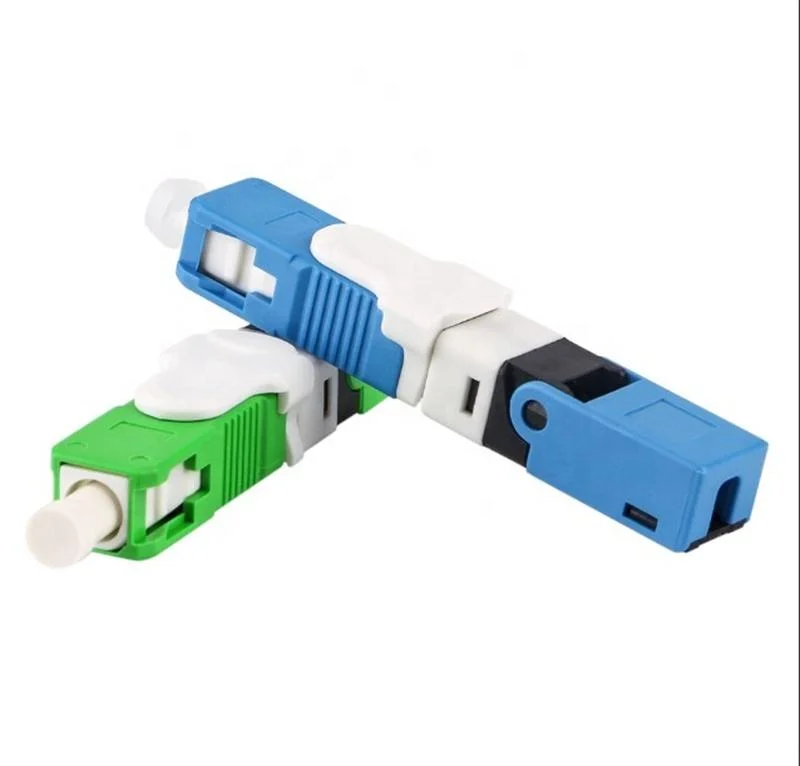 Sc APC Fiber Optic Fast Installation Connector Quick Connect Electrical Connectors