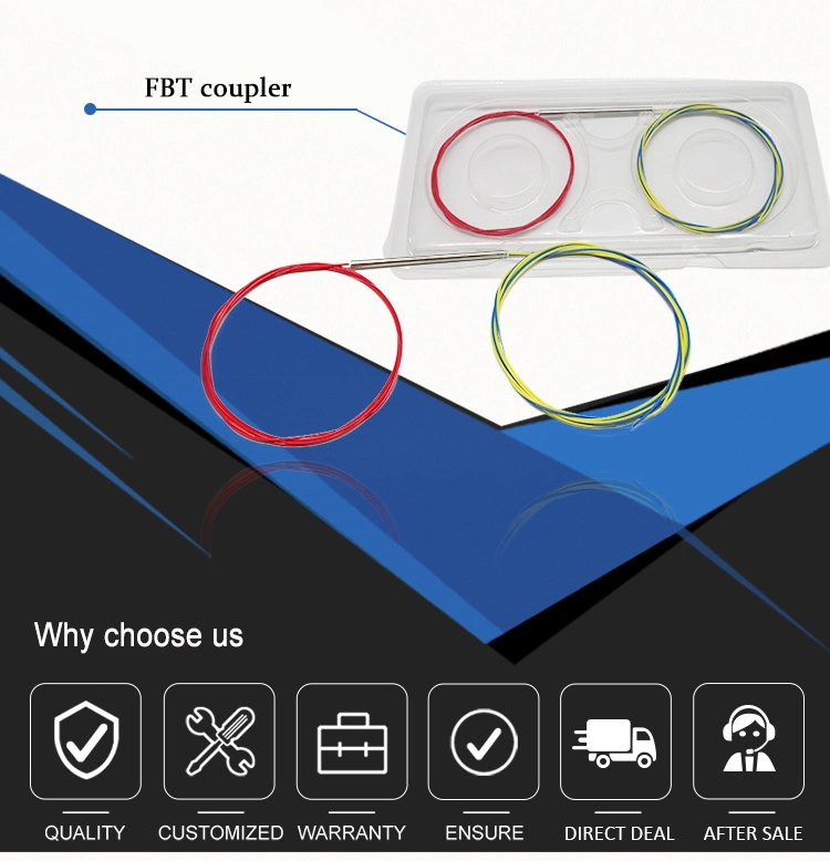 1*2 Fbt Coupler Fiber Optic Splitter Without Connector