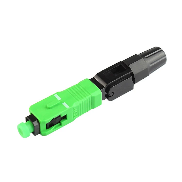 Fiber Optic Quick Mechanical Connector Sc APC Fast on Connector for FTTH Cable