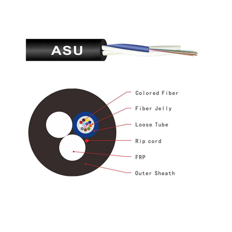 Fibre Optic Cable Asu 80mts 06fo Aerial Unitube Optical Cable