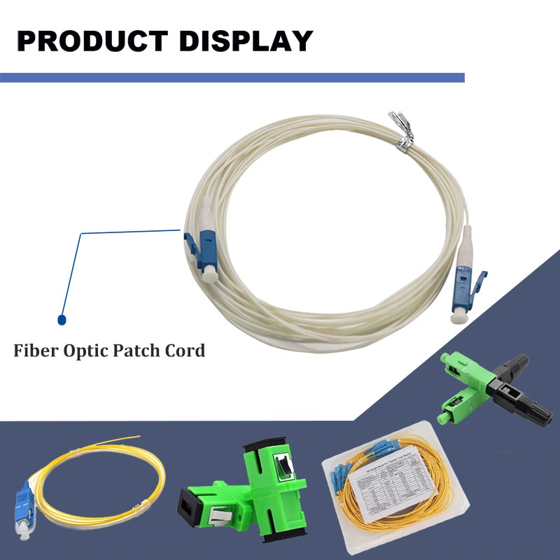 G652D LC/Upc-LC/Upc Sm Sx PVC Jacke Fiber Optic Jumper Patch Cord