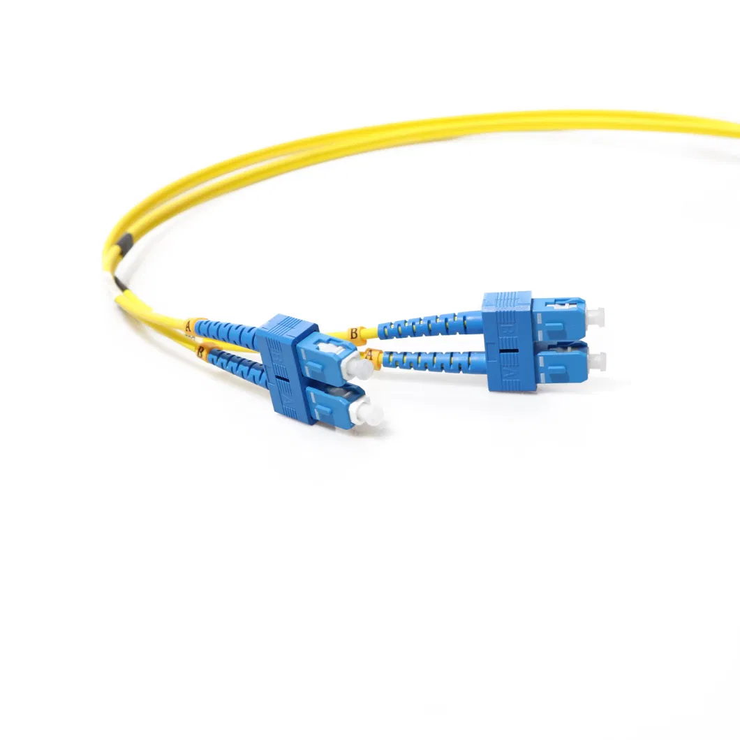 OEM 3m Sc/Upc- Sc/Upc Duplex Single Mode OS2 Indoor Fiber Optical Patch Cord Cable