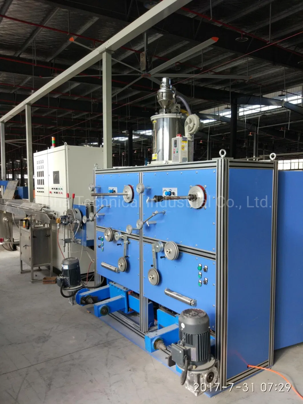 Optic Cable Outer Sheathing Extrusion Production Line for Butterfly-Shaped Fiber Optical Cables^