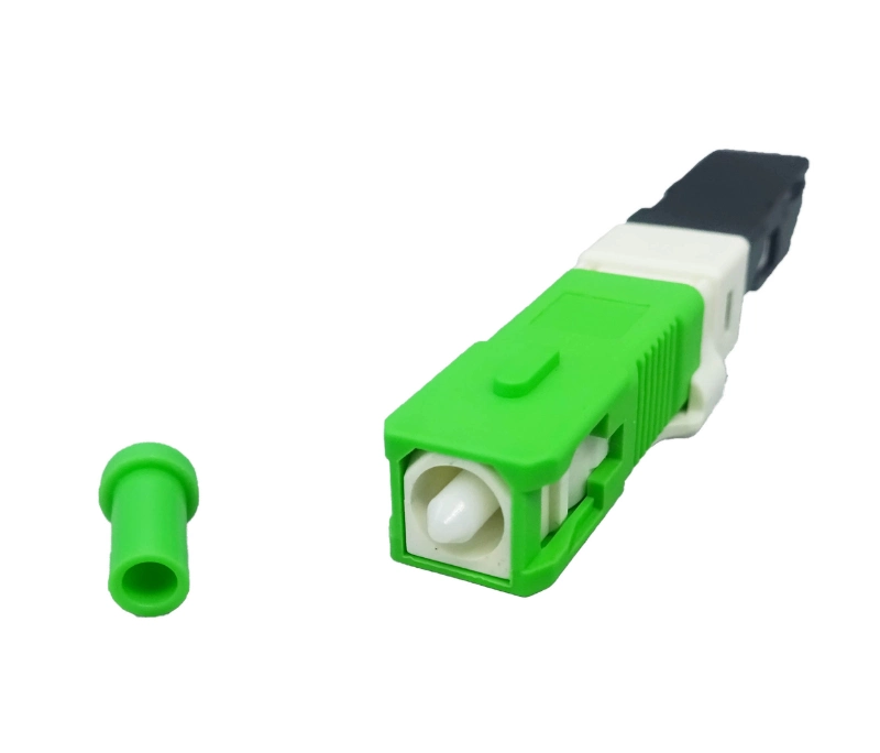 Single Mode Fast Connector for Fibre Drop Patch Cable Sc APC Upc FTTH Quick Connector Assembly ESC 250d Connector