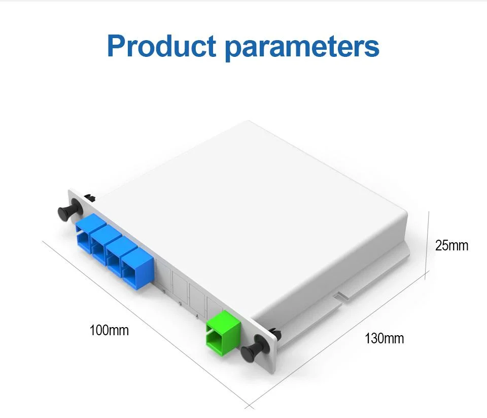 Lgx Cassette Type Fiber Optical Splitter 1*4 1*8 1* 16 1*32 Sc Upc APC Fibre PLC Splitter