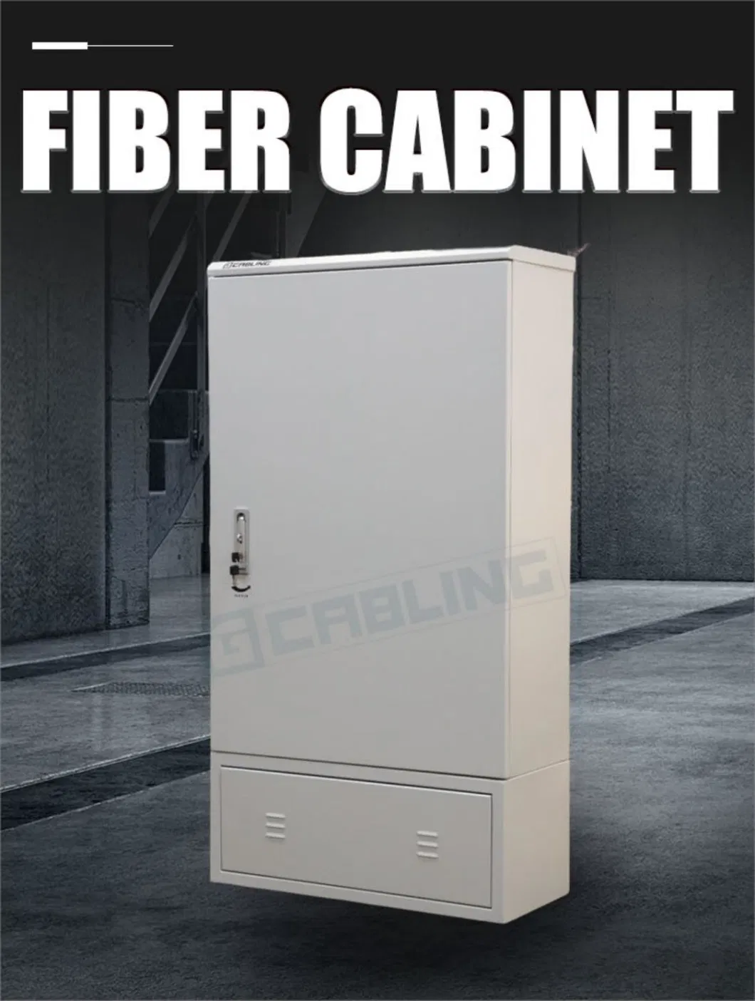 Gcabling 288c Fiber Cabinet IP65 Waterproof Network Fiber Optical Telecom Cabinet