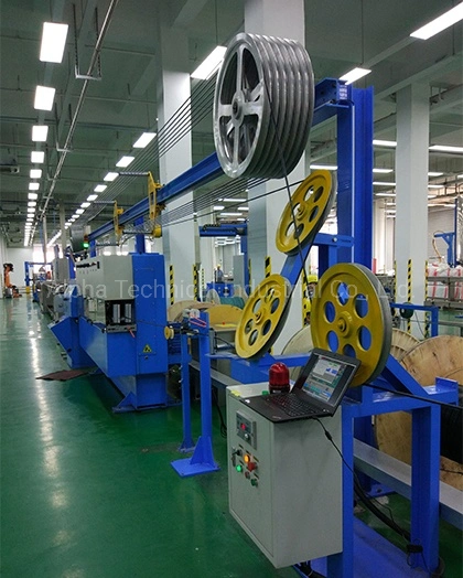 Optic Cable Outer Sheathing Extrusion Production Line for Butterfly-Shaped Fiber Optical Cables^