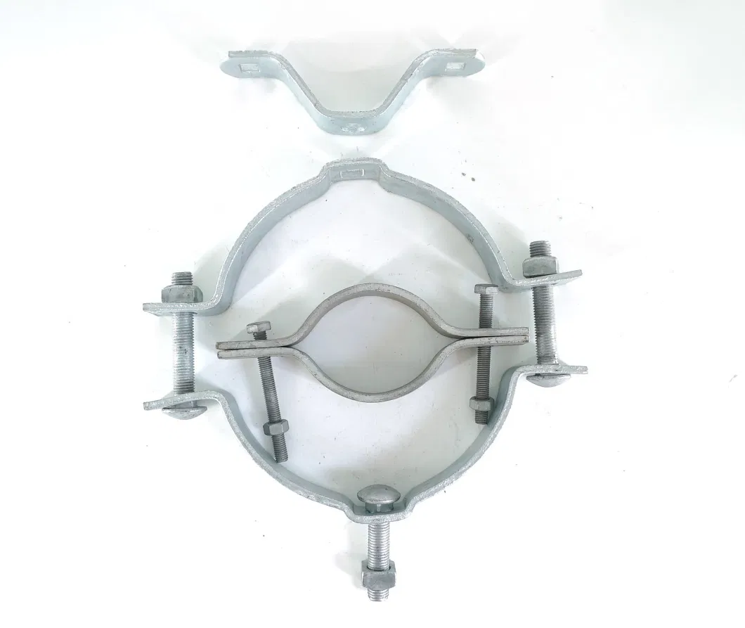 Hot DIP Galvanized Pole Band Mounting Clamp for Pole Line Hardware